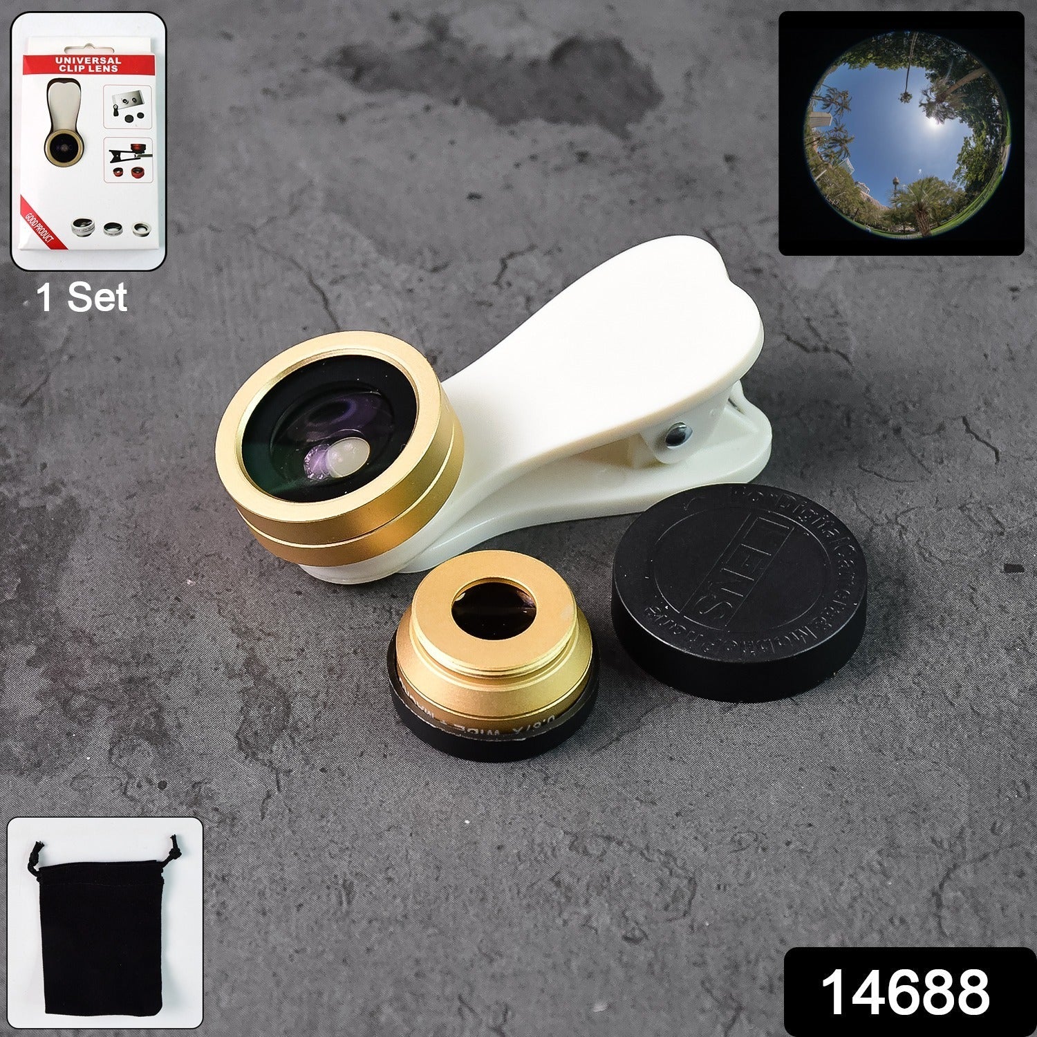 Universal Clip-On Mobile Camera Lens Kit Universal Clip-On Mobile Camera Lens Kit